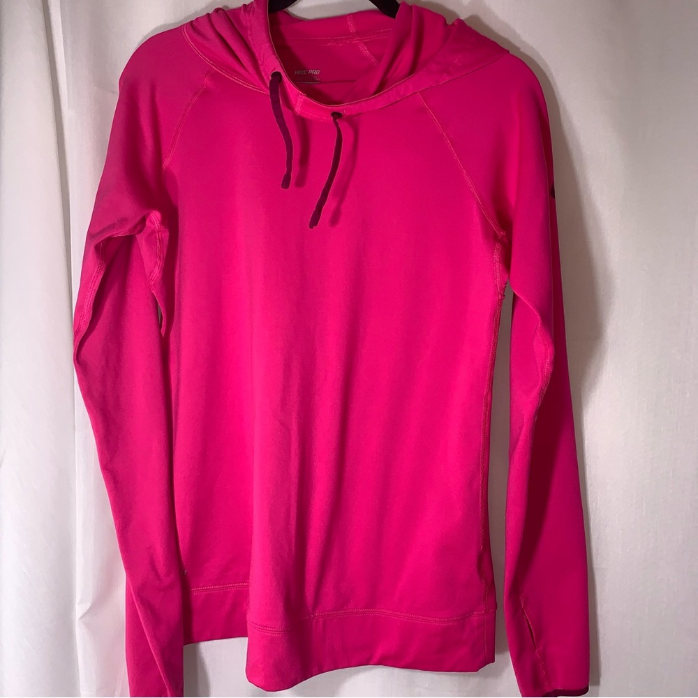 Nike Pink Long Sleeve Hoodie